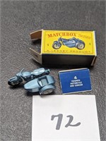 Matchbox Lesney No. 4 Triumph T110 Motorcycle
