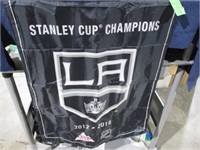 L.A. Kings Stanley cup champs 2012-2014 banner.