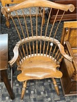 Signed “Wallace Nutting” Windsor Arm Chair