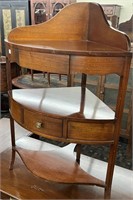 Mahogany Corner Washstand