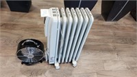 Noma Space Heater & Cool Works Table Fan