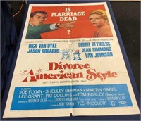 Vintage Divorce American Style Movie Poster