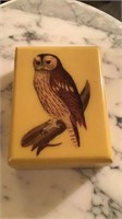 Bakelite owl box