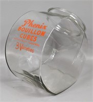 Vintage Phenix Bouillon Cube Jar (No Lid)