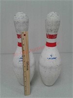 2 bowling pins - great for Pinterest projects or