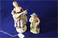 2 Occupied Japan Colonial Figurines
