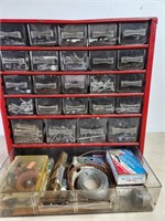 25 Drawer Storage Bin ,Misc Screws,Rivets ,Nails