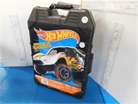 HOT WHEELS CARRYING CASE WITH 13 VEHICLES