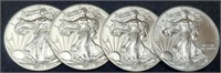 (4) 2014 Silver Eagles