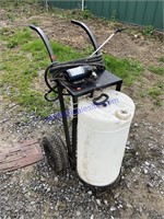 12 Volt 2.0 GPM chemical sprayer cart