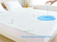 Full Size Cooling Bamboo Waterproof Mattress Prote
