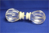 Pair of Lucite Door Knobs