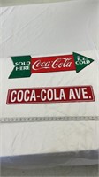 Coca Cola metal signs