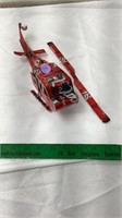 Coca-Cola Hand made helicopter out of cans.