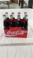 Coca Cola pint glass bottles