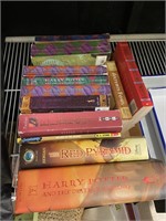 Books, including Harry Potter
