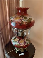 Vintage Hurrican Gone With The Wind Lamp