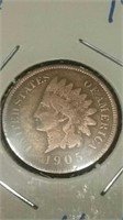 1905 US Indian Head Penny