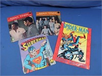 Spiderman Poster Magazine, Superman, Star Trek