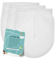 Nut Milk Bag Reusable 3pk 12x10 Cheesecloth Bags