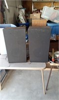 TWO 22" TALL REALISTIC SPEAKERS
