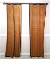 (5) Curtain Sets w/ Rods & Mounting Hardware