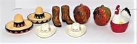 Selection of Salt and Pepper Shakers