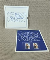 The Royal Wedding Commerative Stamp Set