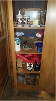 Contents of Wood Cabinet