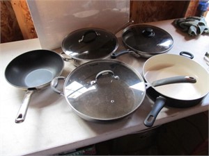 Stainless & Non-Stick Cook Ware - Skillets, Etc