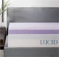 LUCID 3 Inch Lavender Infused Memory Foam