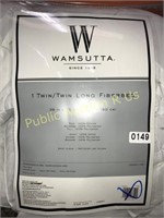 WAMSUTTA $100 RETAIL TWIN/XL FIBERBED