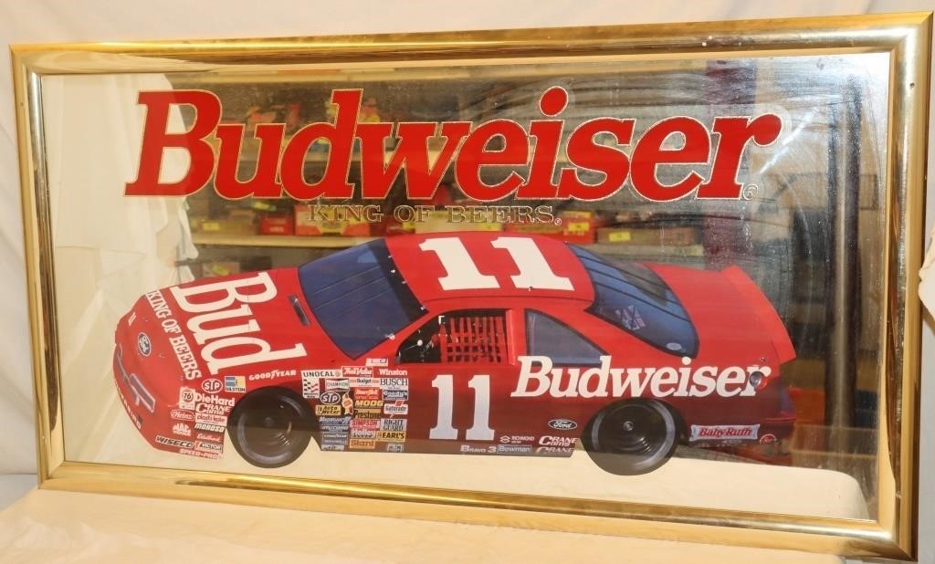 Budweiser #11 Nascar Mirror: