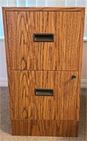File Cabinet with Key - 2 Drawer