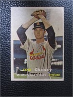 1957 TOPPS #359 TOM CHENEY CARDINALS