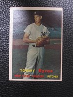 1957 TOPPS #108 TOMMY BYRNE YANKEES VINTAGE