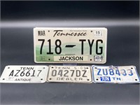 Tennessee Motorcycle License Plates