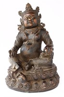 Chinese Bronze Jambhala,