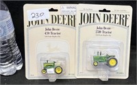 (2) 1/64 SCALE JD MD. 430 AND MOD. 2510 TRACTORS