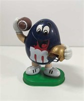 M&M's Red Football Themed Candy Dispenser Painted