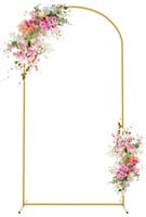$58 6.6 FT Wedding Arch Backdrop Stand