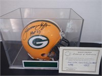 JAMES LOFTON SIGNED AUTO PACKERS MINI HELMET W/COA