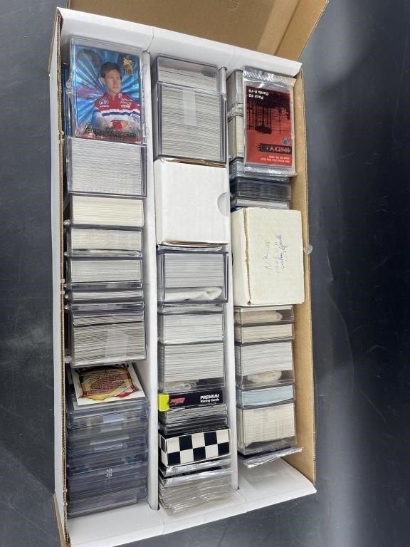 Massive lot of Nascar trading cards