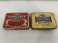 2 tobacco tins inc. Temple Bar & Town Talk