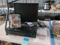 Wii, Dell Monitor, Yamaha Receiver, DVDs