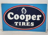 1987 Cooper Tires Embossed Sign