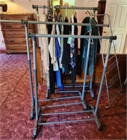 Colthing and Clothing Racks + Shoe rack