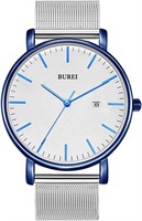 NEW $40 Wrist Watch w/Date Calendar (DARK BLUE)
