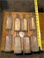 8 glass medicine bottle