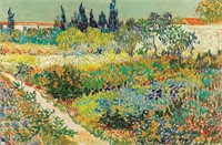 Garden at Arles by Vincent van Gogh Wall Poster